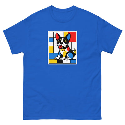 French Bulldog design against modern art background from Infinitees