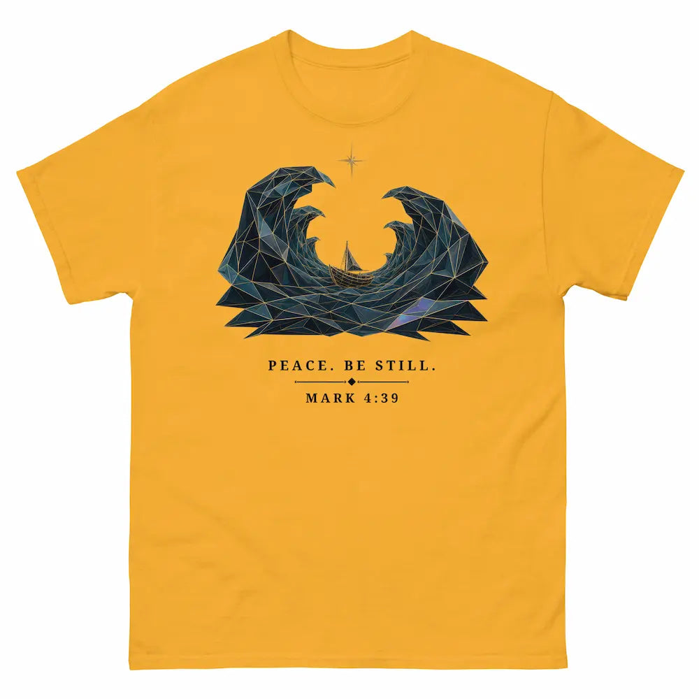 Peace, Be Still T-Shirt – Mark 4:39